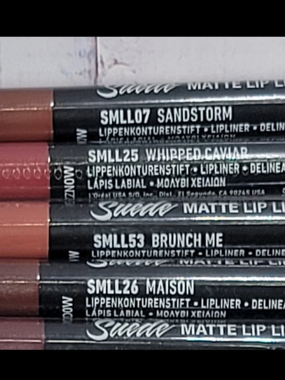 Nyx 7 Piece Suede Matte Lip Liner Bundle NEW!